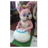 Very rare automated easter bunny decoration