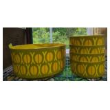 Mid-Century style bowls and server