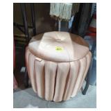 Retro stool with storage for shoes including some