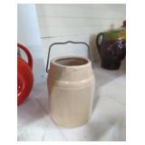 Vintage stoneware jar no lid quart