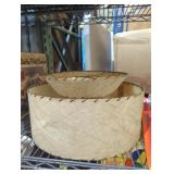 Been century modern lampshade fiber woven 16x8