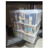 Large sewing box with supplies. Loads of thread