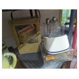 Vintage wigs hair stylist head in box etc nurse
