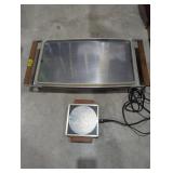Vintage Salton Hotray warmer and a large cooling