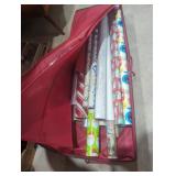Christmas wrapping paper saver holder