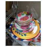 Modern retro look kitchen items Melamine