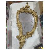 Antique plaster mirror 24'