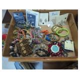 Costume jewelry tray lot