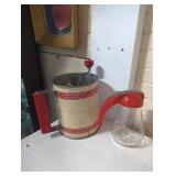 Vintage kitchen sifter creamer