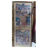Buffalo ranch real wild west show poster 1975