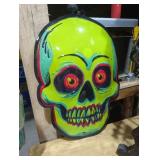Large Halloween decoration skull 29'