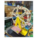 Large wood Ferris wheel 23' shows use