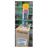 New case of yellow line marking paint 6 cans