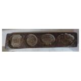 Wooden candy maple mold