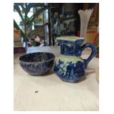 Bennington bowl & Victoria ironstone pitcher bowl