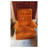 Retro rocking recliner