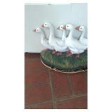 Cast iron duck door stop