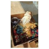 Box lot of Christmas decorations