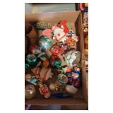 Vintage Christmas ornaments, decorations