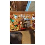 Vintage Christmas ornaments, decorations, glass