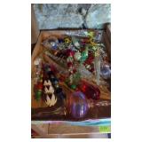 Vintage Christmas ornaments, decorations