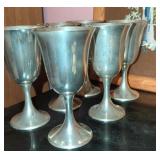 Sterling silver goblets by Gorham 892 lot of six