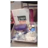 Tote of office or craft supplies? Poster board