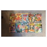 Vintage comics flash lot of 10