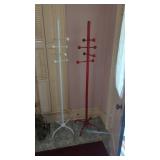Lot of two modern coat racks