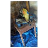 Ryobi miter saw on stand