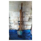 Lot of garden tools