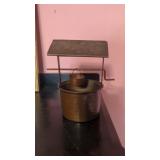 Vintage trench art wishing well 7' x 4.5'