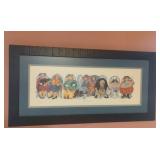 Barbara Lavallee print 'feline finalists' 126