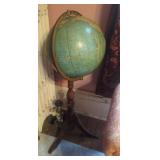 Vintage world globe