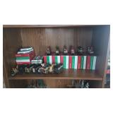 Shelf lot hometown Christmas village decorations