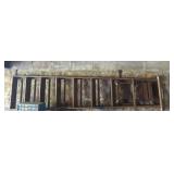 Antique wooden step ladder 8 ft