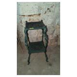 Cast aluminum plant stand