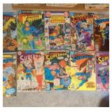 Vintage comic books Superman lot of 10