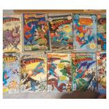 Vintage comic books Superman lot of 10