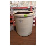 Crown #5 salt glazed crock
