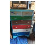 Painted chest of drawers