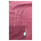 14k necklace 2.3 g cameo not included in weight