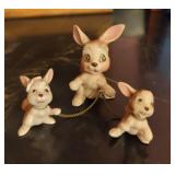 Mid-Century modern rabbit shelf sitter