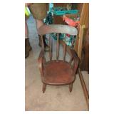Child's spindle back chair