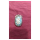 Sterling Silver Cameo by Carolyn Pollock 25 grams