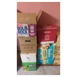 Seven boxes of various books hardcover