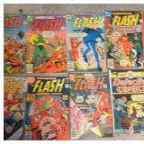 Vintage comics flash, detective comics lot of 10
