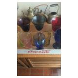 Tray Lodge colored glass