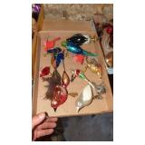 Vintage Christmas decoration bird lot