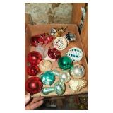 Vintage Christmas ornaments mercury glass